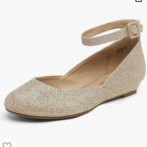 BRAND NEW SHOELAND ST AUGUST ANKLE-STRAP BALLERINA SHOES FLAT - Picture 14 of 14